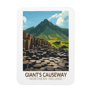 Magnet Flexible Illustration de Giant's Causeway Northern Ireland