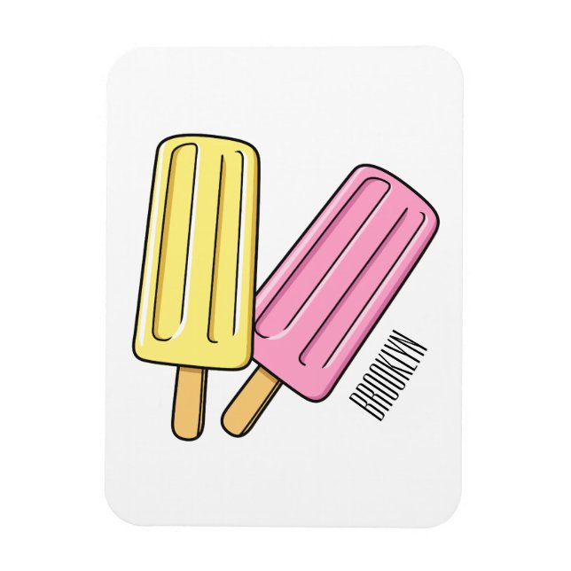 Magnet Flexible Illustration de Ice pop (Vertical)