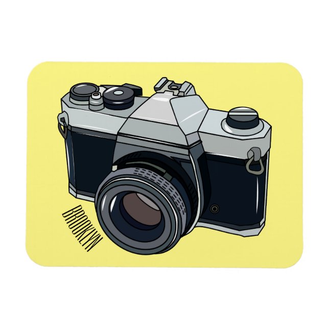 Magnet Flexible Illustration de la caméra (Horizontal)