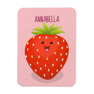 Magnet Flexible Illustration de la fraise Cute kawaii