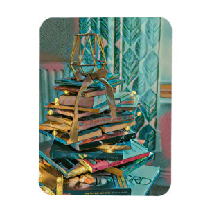 Magnet Flexible Illustration de l'amoureux de bibliothèque