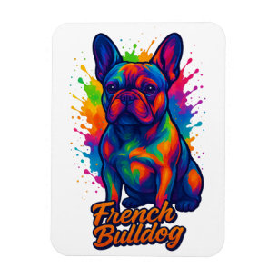 Magnet Flexible Illustration de l'art de la pop-dog française vibr