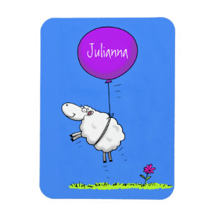 Magnet Flexible Illustration de l'humour en ballons de mouton mign