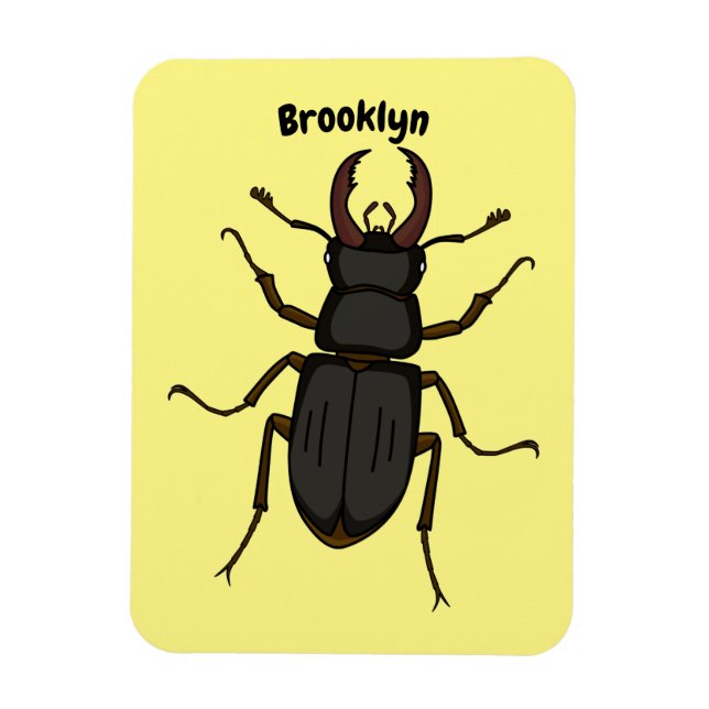Magnet Flexible Illustration de l'insecte du dendroctone du pin (Vertical)