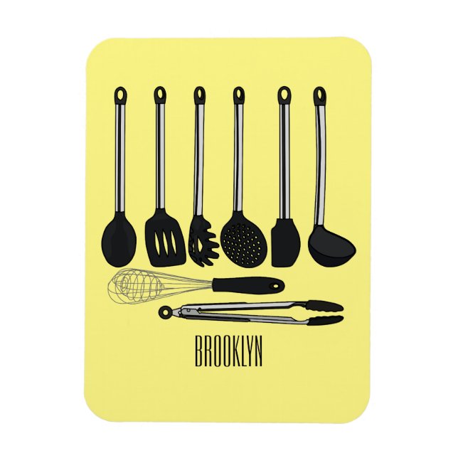 Magnet Flexible Illustration de l'ustensile de cuisine (Vertical)