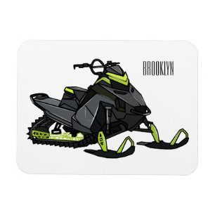 Magnet Flexible Illustration de motoneige