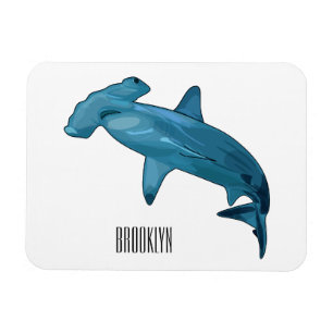 Magnet Flexible Illustration de requin marteau