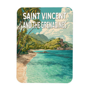 Magnet Flexible Illustration de Saint-Vincent-et-les-Grenadines