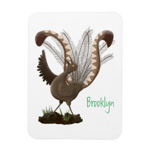 Magnet Flexible Illustration de superbe et superbe lyrebird
