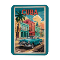 Illustration de voiture classique cubaine Art de v