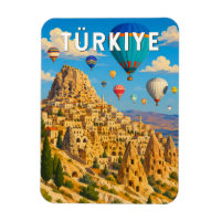 Illustration de voyage d'art vintage Turquie Turki