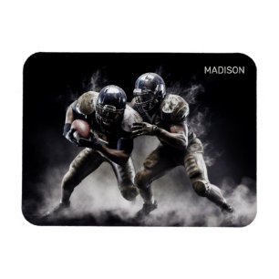 Magnet Flexible Illustration des joueurs de football de nom person