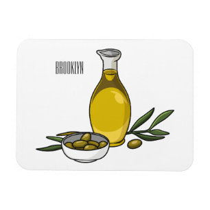 Magnet Flexible Illustration d'huile d'olive