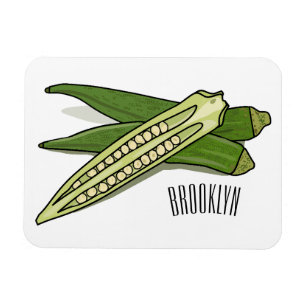 Magnet Flexible Illustration d'Okra