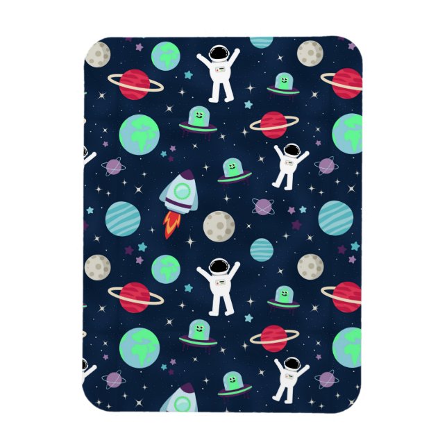 Magnet Flexible Illustration du Motif spatial (Vertical)