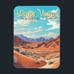 Magnet Flexible Illustration du parc national de Death Valley Retr<br><div class="desc">Design vectoriel de Death Valley. Le parc est connu pour Titus Canyon,  avec une ville fantôme et des rochers colorés,  et les salines du bassin de Badwater,  point le plus bas de l'Amérique du Nord.</div>
