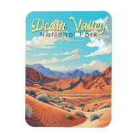 Illustration du parc national de Death Valley Retr