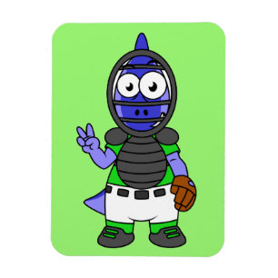 Magnet Flexible Illustration D'Un Capteur De Baseball Parasaurolop