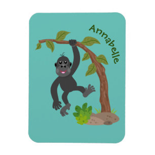 Magnet Flexible Illustration d'un joli bébé gorille