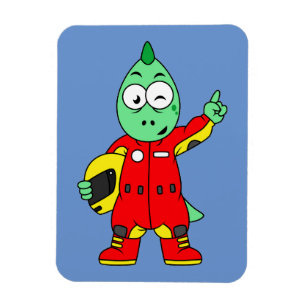 Magnet Flexible Illustration D'Un Pilote De Voiture De Course Allo