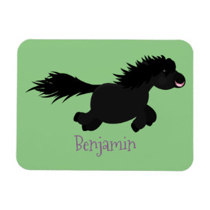 Magnet Flexible Illustration d'un poney de Shetland mignon