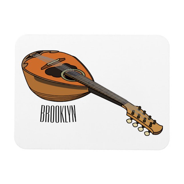 Magnet Flexible Illustration en mandoline (Horizontal)