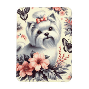 Magnet Flexible Illustration maltaise vintage