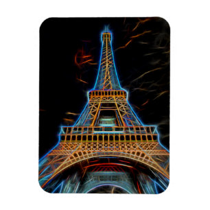 Magnet Flexible Illustration of Eiffel Tower - Paris, France