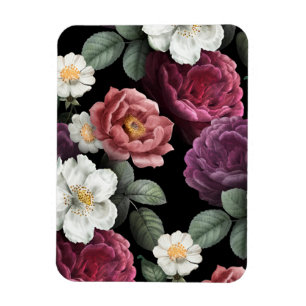 Magnet Flexible Illustration Rose vintage