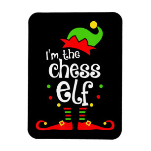 Magnet Flexible im chess elf xmas famille ami cadeau de noël