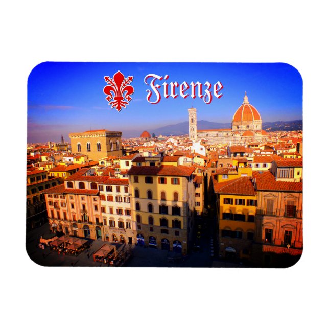 Magnet Flexible Image Aérienne De Florence, Italie (Horizontal)