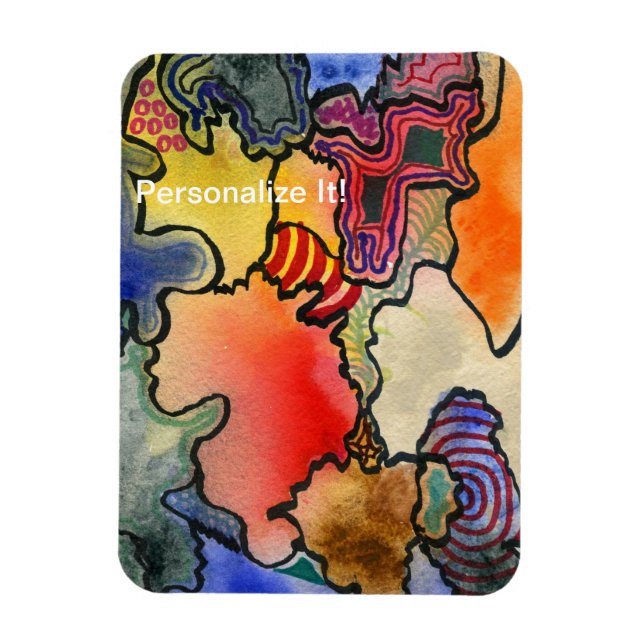 Magnet Flexible Image libre du cool abstrait et des cellules de co (Vertical)
