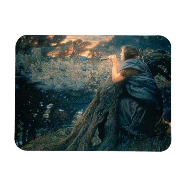 Magnet Flexible Imaginaire à Twilight (par Edward Robert Hughes) (Horizontal)