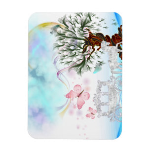 Magnet Flexible Imaginaire Crystal Horse Carriage