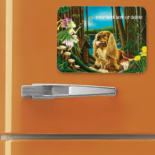 Magnet Flexible Imaginaire du roi Charles Spaniel Sprite (Créateur téléchargé)