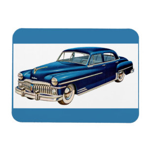 Magnet Flexible Impression DeSoto bleue 1950