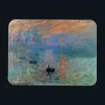 Magnet Flexible Impression Sunrise par Claude Monet<br><div class="desc">Impression Sunrise par Claude Monet. S'il vous plaît visitez mon magasin pour un design plus intéressant et plus de choix de couleurs. => zazzle.com/iwheels*</div>