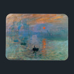 Magnet Flexible Impression Sunrise par Claude Monet<br><div class="desc">Impression Sunrise par Claude Monet. S'il vous plaît visitez mon magasin pour un design plus intéressant et plus de choix de couleurs. => zazzle.com/iwheels*</div>