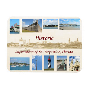 Magnet Flexible Impressions de Saint Augustin, Floride