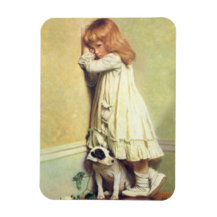 Magnet Flexible In Disgrace de Charles Burton Barber, Vintage Art