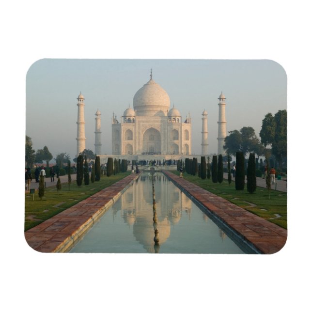 Magnet Flexible INDE, Uttar Pradesh, Agra : Taj Mahal, matin (Horizontal)