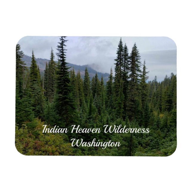 Magnet Flexible Indian Heaven Wilderness, Washington (Horizontal)