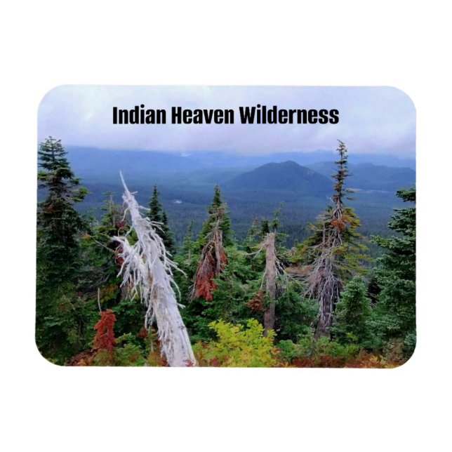 Magnet Flexible Indian Heaven Wilderness, Washington (Horizontal)