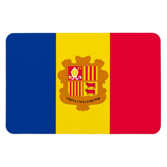 Magnet Flexible Indicateur Andorre (Horizontal)