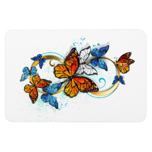 Magnet Flexible Infinité de papillons monarques