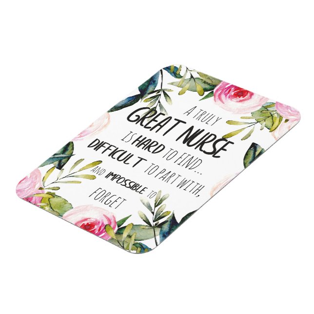 Magnet Flexible Infirmière Appréciation Merci cadeau (Côté Gauche)