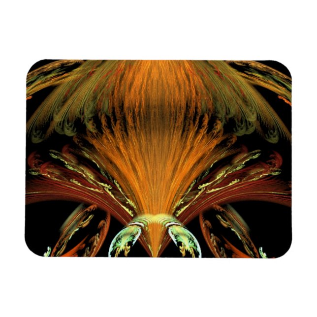 Magnet Flexible Insecte orange Alien (Horizontal)