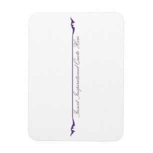 Magnet Flexible Insérer un devis inspirant ici - violet