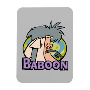 Magnet Flexible Insigne de caractère I.R. Baboon