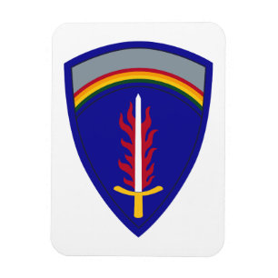 Magnet Flexible Insigne de l'USAREUR de l'armée de terre des États